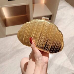 Chic Gold Designer Clutch